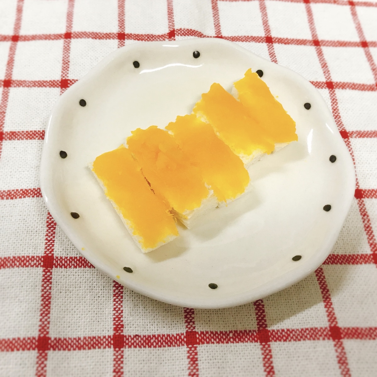離乳食後期 かぼちゃペーストのスティックパン レシピ 作り方 By Cocopoteito 楽天レシピ